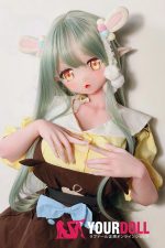 ElsaBabe 桃井光代 AHR025 140cm-M ピンク肌 フルシリコン 太眉 エルフ耳 照れ顔 アニメドール - 画像 (21)