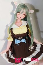 ElsaBabe 桃井光代 AHR025 140cm-M ピンク肌 フルシリコン 太眉 エルフ耳 照れ顔 アニメドール - 画像 (18)