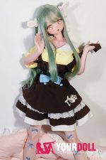 ElsaBabe 桃井光代 AHR025 140cm-M ピンク肌 フルシリコン 太眉 エルフ耳 照れ顔 アニメドール - 画像 (30)