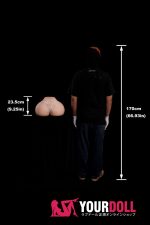 Climax RS-6 シリコン製 10.55kg トルソー 巨尻 2穴あり Cinnamon肌 お尻の柔らか仕上げ付き オナホール - 画像 (3)