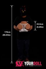 Climax RS-6 シリコン製 10.55kg トルソー 巨尻 2穴あり Suntan肌 お尻の柔らか仕上げ付き オナホール - 画像 (5)
