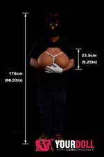 Climax RS-6 シリコン製 10.55kg トルソー 巨尻 2穴あり Suntan肌 お尻の柔らか仕上げ付き オナホール - 画像 (4)