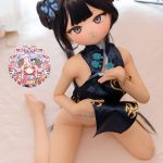 CroissantDoll(羊角社Doll) #B06 141cm 手描きメイク ビニール製のヘッド ホワイト肌 チャイナドレス 同じ服購入可 アニメドール 新品