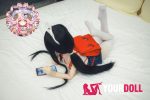 CroissantDoll(羊角社Doll) #B02 141cm 手描きメイク ビニール製のヘッド ホワイト肌 ウサギちゃん ちっぱい 3種類の衣装付き カジュアルウェア プレミアム仕様 アニメドール 新品 お買い得 - 画像 (9)