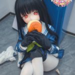 CroissantDoll(羊角社Doll) #B02 141cm 手描きメイク ビニール製のヘッド ホワイト肌 ウサギちゃん タレ目 弱気 3種類の衣装付き 制服 プレミアム仕様 アニメドール 新品 お買い得