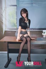 HSDoll #M3 142cm 19.5kg フルシリコン 植毛式の髪型&指関節&服付き フルシリコン 2穴有り 秘書 美人 フィギュア - 画像 (4)
