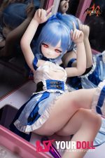 MOZU 流星 141cm 大胸 画像通りの仕様付き ビニール製のヘッド+TPEボディ 強気 縦瞳 SSRシリーズ アニメドール 新品 - 画像 (2)