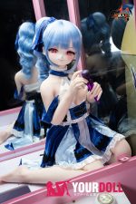 MOZU 流星 141cm 大胸 画像通りの仕様付き ビニール製のヘッド+TPEボディ 強気 縦瞳 SSRシリーズ アニメドール 新品 - 画像 (6)