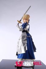 Otaku Doll 65cm 3KG 1穴あり ビニール製のヘッド+シリコンボディ 画像通りの服x2付き 騎士 オナホール 予約販売 新品 - 画像 (16)