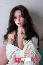 QitaDoll 宁玥 162cm Cカップ ホワイト肌 フルシリコン 植毛式の髪型付き 顎機能追加可 細腰 大人感 ラブドール 新品 - 画像 (18)