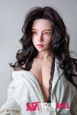 QitaDoll 宁玥 162cm Cカップ ホワイト肌 フルシリコン 植毛式の髪型付き 顎機能追加可 細腰 大人感 ラブドール 新品 - 画像 (17)