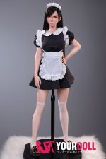 ROSEIDOL #IDOL001 75cm 4.6kg フルシリコン フィギュア コスプレ系 植毛式ヘア&衣装特典付き メイド服 先行販売 - 画像 (4)