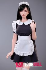 ROSEIDOL #IDOL001 75cm 4.6kg フルシリコン フィギュア コスプレ系 植毛式ヘア&衣装特典付き メイド服 先行販売 - 画像 (2)