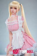 ROSEIDOL #ROSE003 80cm 7kg フルシリコン フィギュア コスプレ系 植毛式のヘア付き 同じ服購入可 メイド 新品 - 画像 (4)