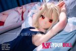 GUAVADOLL F06 146cm Cカップノーマル肌 手描きメイク ビニール製のヘッド 無口 アニメドール - 画像 (13)