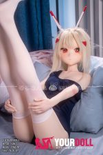 GUAVADOLL F06 146cm Cカップノーマル肌 手描きメイク ビニール製のヘッド 無口 アニメドール - 画像 (2)