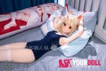 GUAVADOLL F06 146cm Cカップノーマル肌 手描きメイク ビニール製のヘッド 無口 アニメドール - 画像 (8)