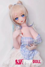 ElsaBabe 伊月珊瑚 AHR029 148cm-L ピンク肌 フルシリコン 太眉 愛嬌 アニメドール - 画像 (6)