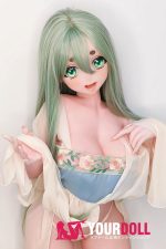 ElsaBabe 夢乃綾野 AHR021 140cm-M ピンク肌 フルシリコン 美人 麻呂眉 アニメドール - 画像 (14)