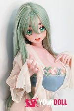 ElsaBabe 夢乃綾野 AHR021 140cm-M ピンク肌 フルシリコン 美人 麻呂眉 アニメドール