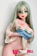 ElsaBabe 夢乃綾野 AHR021 140cm-M ピンク肌 フルシリコン 美人 麻呂眉 アニメドール - 画像 (10)