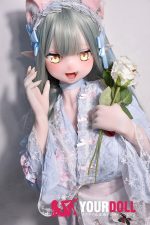 ElsaBabe 桃井望 AHR026 140cm-M ピンク肌 フルシリコン わがまま エルフ耳 メイド アニメドール - 画像 (11)