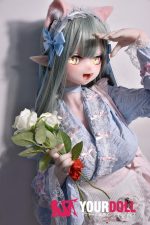 ElsaBabe 桃井望 AHR026 140cm-M ピンク肌 フルシリコン わがまま エルフ耳 メイド アニメドール - 画像 (15)