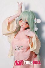 ElsaBabe 雪村鈴鹿 RAD056 140cm-M ピンク肌 フルシリコン 麻呂眉 赤面 美人 アニメドール - 画像 (12)