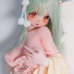 ElsaBabe 雪村鈴鹿 RAD056 140cm-M ピンク肌 フルシリコン 麻呂眉 赤面 美人 アニメドール