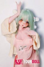 ElsaBabe 雪村鈴鹿 RAD056 140cm-M ピンク肌 フルシリコン 麻呂眉 赤面 美人 アニメドール - 画像 (14)