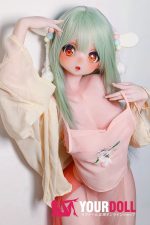 ElsaBabe 雪村鈴鹿 RAD056 140cm-M ピンク肌 フルシリコン 麻呂眉 赤面 美人 アニメドール - 画像 (9)