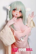 ElsaBabe 雪村鈴鹿 RAD056 140cm-M ピンク肌 フルシリコン 麻呂眉 赤面 美人 アニメドール - 画像 (2)