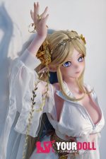 ElsaBabe 西野雅代 AHR028 148cm-L ピンク肌 フルシリコン 上品 女神 神聖 エルフ耳 アニメドール 新品 - 画像 (10)