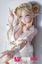 ElsaBabe 西野雅代 AHR028 148cm-L ピンク肌 フルシリコン 上品 女神 神聖 エルフ耳 アニメドール 新品 - 画像 (11)
