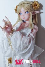 ElsaBabe 西野雅代 AHR028 148cm-L ピンク肌 フルシリコン 上品 女神 神聖 エルフ耳 アニメドール 新品 - 画像 (24)