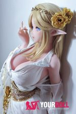 ElsaBabe 西野雅代 AHR028 148cm-L ピンク肌 フルシリコン 上品 女神 神聖 エルフ耳 アニメドール 新品 - 画像 (16)