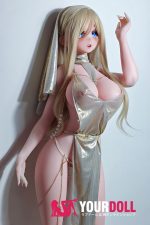 ElsaBabe 伊月珊瑚 AHR029 148cm-L ピンク肌 フルシリコン 太眉 シスター エロ アニメドール - 画像 (8)