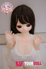 CroissantDoll(羊角社Doll) #B06 128cm デカールメイク ビニール製のヘッド 巨乳 肉感的 かわいい 同じ服購入可 ラブドール - 画像 (2)
