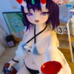 CroissantDoll(羊角社Doll) #BR01 132cm-大胸 手描きメイク シリコンヘッド ホワイト肌 肉食系 八重歯 コスプレ系 アニメドール