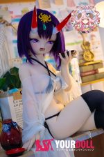 CroissantDoll(羊角社Doll) #BR01 132cm-大胸 手描きメイク シリコンヘッド ホワイト肌 肉食系 八重歯 コスプレ系 アニメドール - 画像 (6)