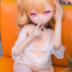 CroissantDoll(羊角社Doll) #B06 141cm デカールメイク ビニール製のヘッド ホワイト肌 貧乳 サキュバス姉妹 同じ服購入可 アニメドール 新品