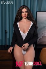 Fanreal Kelly 170cm Gカップ 40kg Tan肌 フルシリコン リアルな肌質感付き 顎機能付き 長身美女 セクシー ラブドール - 画像 (9)