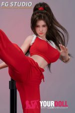 SGD DOLL #FG-007 62cm 3kg フルシリコン フィギュア ホール無し セックス不可 コスプレ系 植毛式ヘア&画像通りの衣装付き 早期特典有り 先行販売 - 画像 (2)
