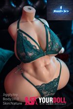 Jigglyjoy #JJ10 24.2kg 63cm Iカップ シリコン製 ヘッド追加可 Nature肌 トルソー 爆乳 細腰 巨尻 半身ラブドール