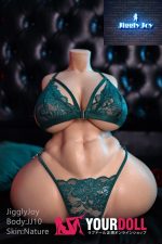 Jigglyjoy #JJ10 24.2kg 63cm Iカップ シリコン製 ヘッド追加可 Nature肌 トルソー 爆乳 細腰 巨尻 半身ラブドール - 画像 (2)