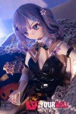 WM Dolls 柠萌 159cm Bカップ #Y007 ビニール製ヘッド+TPE製ボディ 魔女 ちっぱい 猫口 アニメドール - 画像 (4)
