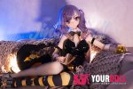 WM Dolls 柠萌 159cm Bカップ #Y007 ビニール製ヘッド+TPE製ボディ 魔女 ちっぱい 猫口 アニメドール - 画像 (17)
