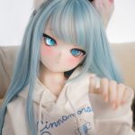 MOZU 薄荷 141cm 大胸 画像通りの仕様付き ビニール製のヘッド+TPEボディ 猫娘 萌え 猫口 アニメドール 新品