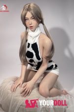 DOLLSENIOR 凛纱(Linsha) 165cm Bカップ リアルな肌質感付き ノーマル肌 フルシリコン 顎機能付き リアル彼女 ラブドール - 画像 (11)