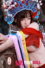 DOLLSENIOR 舞雪(Wuxue) 170cm Gカップ リアルな肌質感付き ノーマル肌 フルシリコン 顎機能付き 新年スペシャル 艶美 ラブドール - 画像 (3)